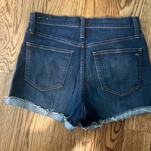Madewell high rise denim shorts. Size 27. EUC